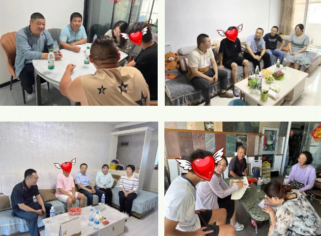 东台中专校开展暑期全员“大家访”活动
