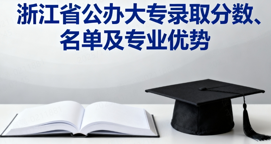 浙江省公办大专录取分数、名单及专业优势