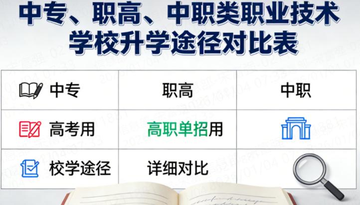  中专、职高、中职升学途径有哪些？