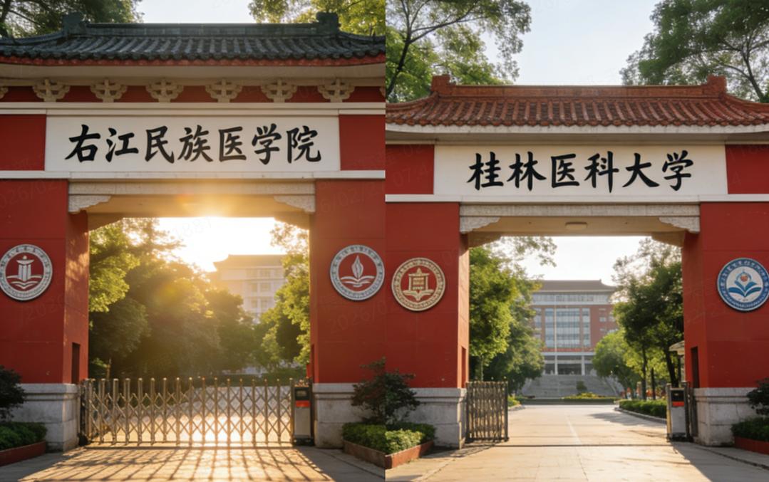 右江民族医学院 vs 桂林医科大学：口腔医学录取分数对比（2023-2025年数据）